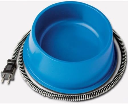 Pet Bowls Products Innovators Heated 1 Quart Blue Cats & Dogs Dishes food bowl