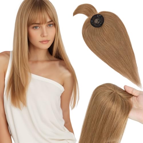 Flequillo prótesis capilar de cabello natural de 30cm para un cambio de look diario