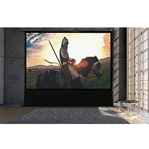 Pantalla motorizada eléctrica de 92 pulgadas 16:9 para proyector miniatura 3