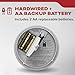 Kidde Hardwired Smoke Detector, AA Battery Backup, Interconnectable, LED Warning Light Indicators, 4 Pack
