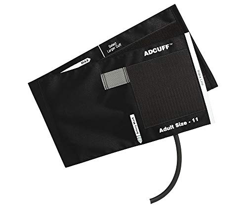ADC Adcuff & Bladder, 1 Tube w/891F, Adult, Black 850F