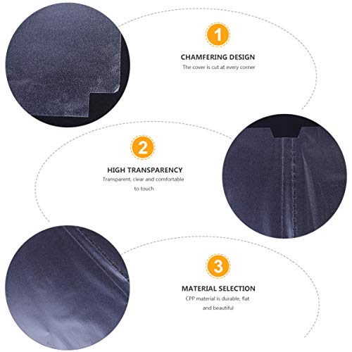 Toyvian Capa de Livro de Plástico Transparente Com 10 Unidades Capa de Livro Autoadesiva para Crianç