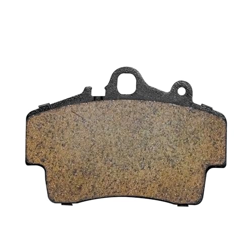Image of Detroit Axle - Front Ceramic Brake Pads with Hardware Set Replacement | for 1997-2004 2005 2006 2007 2008 Porsche Boxster - 4pc Set