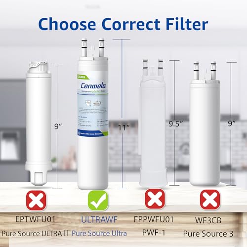 Filtre à eau Pure Source Ultra compatible Frigidaire et Kenmore 9999 Lot de 4 - 3