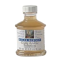 DR Daler-Rowney Aquafine Aquarell Medium, Glasdose mit Kindersicherung, 75 ml, Gummi Arabicum