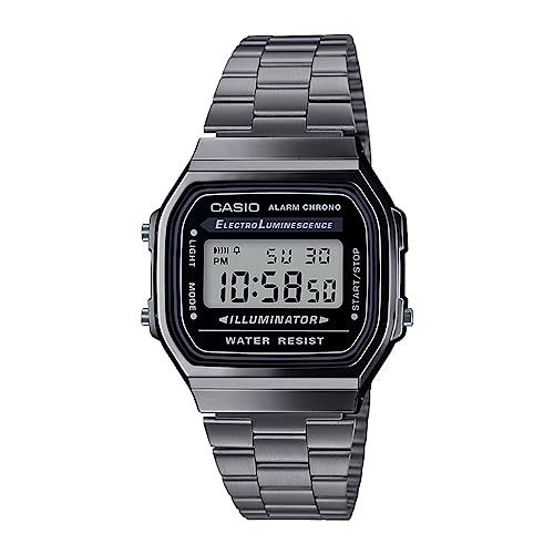 Image of Casio Vintage Series Digital Black Dial Unisex's Watch-A168WGG-1ADF