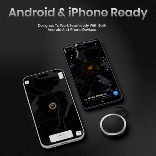 Image of CASEGEAR Atlas Smart Tag (Pack of 6) | Compatible with Apple Find My & Google Find Hub Bluetooth Tracker | Suitable for Keys, Wallet, Luggage, Bags & Pets | Left Behind Alert | Item Finder | Black
