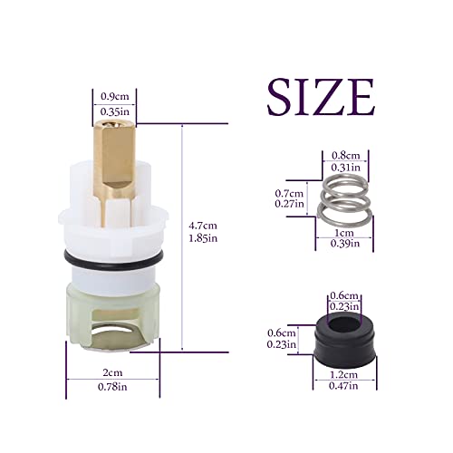 Rp25513 Faucet Stem Replacement Kit For Compatible With Delta Faucet, With Rp4993 Seat And Spring (2 Pack) #TOP1