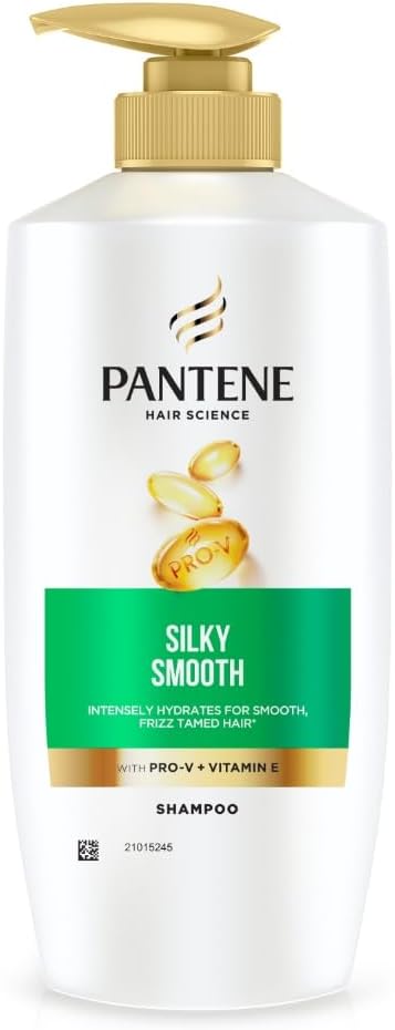 Advanced Hairfall Solution, Silky Smooth Care Shampoo, Pack of 1, 650ML, Green