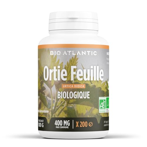 Ortie Feuille Bio - Urtica dioica - 400 mg - 200 Comprimés