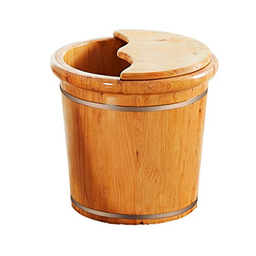 Spa de pies con masaje y cubierta 40cm madera miniatura 1