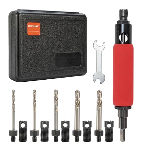 EROSHAK Rivet Removal Tool,POP Rivet Drill Remover,Electric Drill Adapter Rivets Puller for 1/8