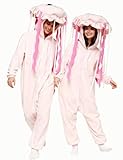 ABPTBAZ Jellyfish Onesie Adult Jellyfish Costume Halloween Onesie Pajamas Funny Cosplay Costumes