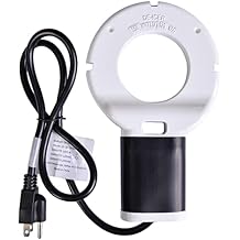 150W Chicken Waterer Heater, Aluminum Utility De-Icer for Farm & Livestock, Non-Conductive and Anti-Rust Heated Chicken Waterer, Bird Bath Heater Livestock Water Heater for Multiple Using