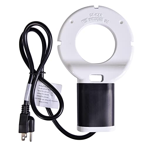 Wedigout 150Watt Utility De-Icer for Farm, Submersible Water Heater for Farm livestock(Cow/Chicken/Sheet), Mini Size Aluminum De-Icer for Multiple Using, Non-Conductive and Anti-Rust by Wedigout - Used condition - CA$26.35