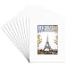 Golden State Art, Pack of 10 8x10 White Picture Mats with White Core Bevel Cut for 5x7 Pictures