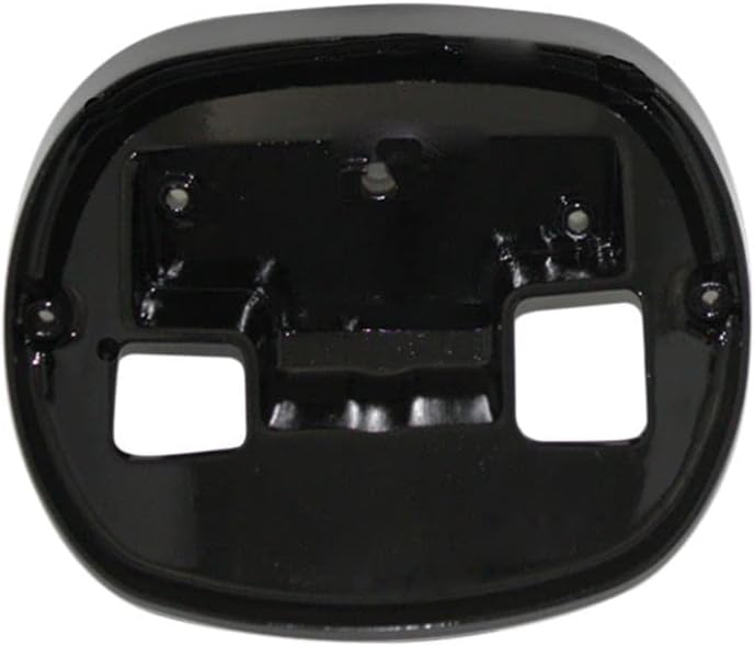 Taillight Baseplate Replacement for Harley-Davidson - Black