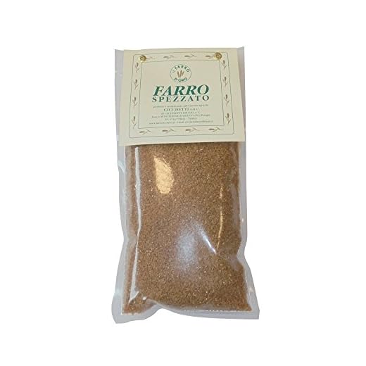 GR 500 FARRO SPEZZATO PER ZUPPE E MINESTRE SEMI TRITURATI EMMER FOR SOUPS