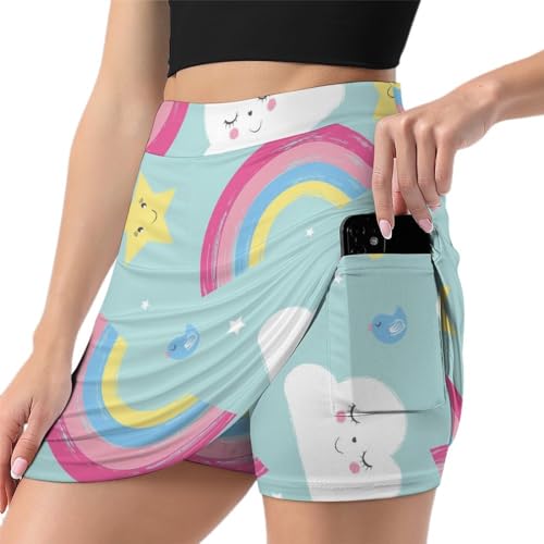 Jupe short de golf et running pour femme active adepte du plein air