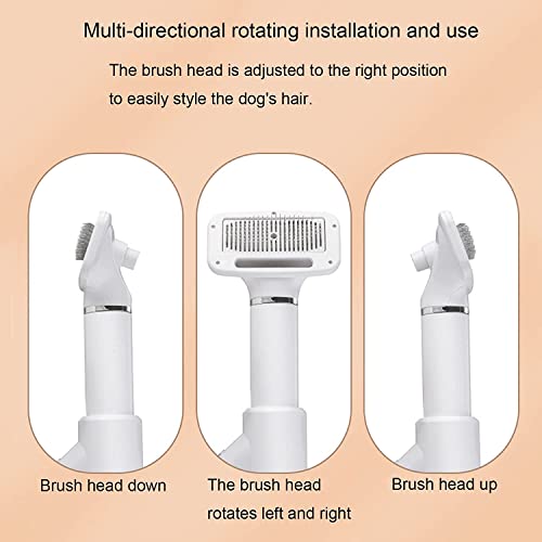 Upgraded Version Of 2In1 Pet Grooming Hair Dryer Slicker Brush, Dog Hair Dryer Brush, Pet Grooming Hair Dryer Brush, Adjustable 3 Air Volume Heat Settings #TOP3