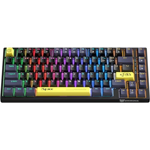 ONIKUMA GAMING 75%JjJQ[~OL[{[h LRs[^L[{[h u[XCX 82L[RpNgLEDC{[obNCg USBItBXL[{[h PC fXNgbv m[gp\R Macp ~bNXJ[L[Lbv