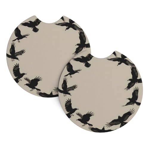 2 Pack Posavasos para Carro de Neopreno Absorbente miniatura 1