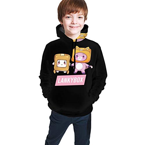Takato2 Box-Y LAN-K'Y Teen Kid Hoodie Sweater Pocket Classic Funny Warm Long Sleeve Comfortable Jacket Pullover Sweatshirt Tops Girl and Boy