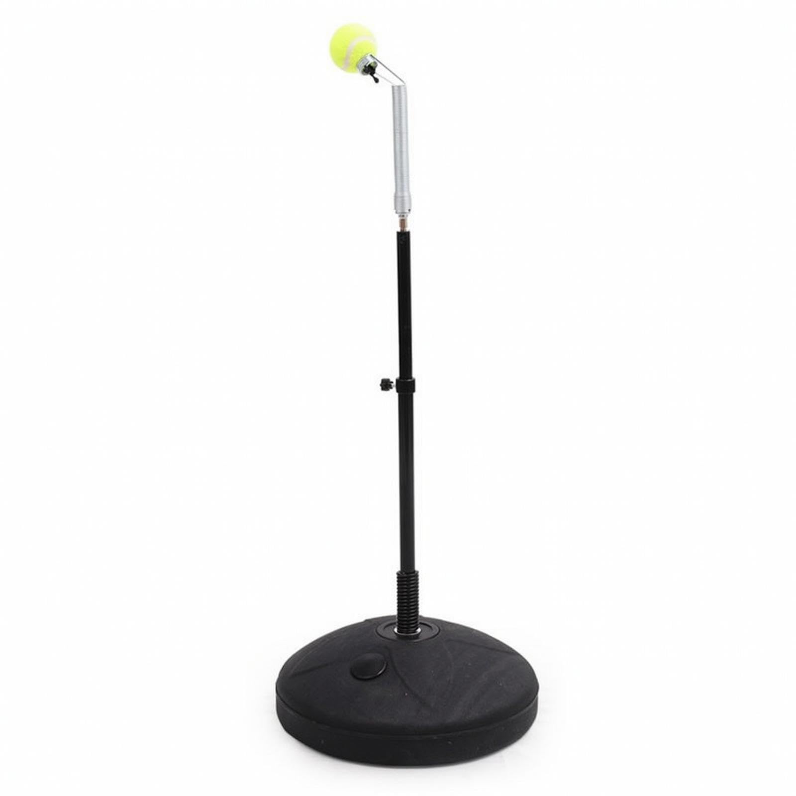 Tennis Training Device with Weighted Base Height-Adjustable Tennis Rebounder Deflector for Beginners, Home, Backyard Racket Protection-image-29