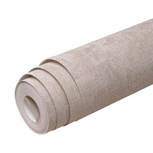 usefulbeauty Papel pintado moderno para sala de estar, papel tapiz texturizado de cemento - Papel pintado impermeable con textura de hormigón,Rollo de papel pintado multiusos para café, restaurante