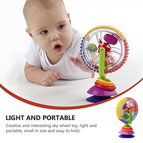 Gadpiparty Brinquedo de Atividade de Roda Gigante de Alimentação de Bebê Brinquedo de Bandeja de Rod