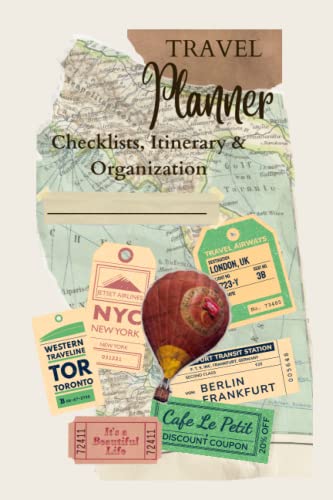 Travel Planner: Portable Checklists, Itinerary, Organization for ...