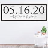 Wedding Announcement Sign, Save the Date Sign, Engagement Photo Prop, Personalized Wedding Date Gift