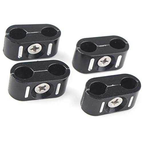 Newsmarts CNC Motorcycle Brake Throttle Cable Clamp Clip Holder Organizer Wire Line Clamp for Harley Touring for Softail 1984-2023