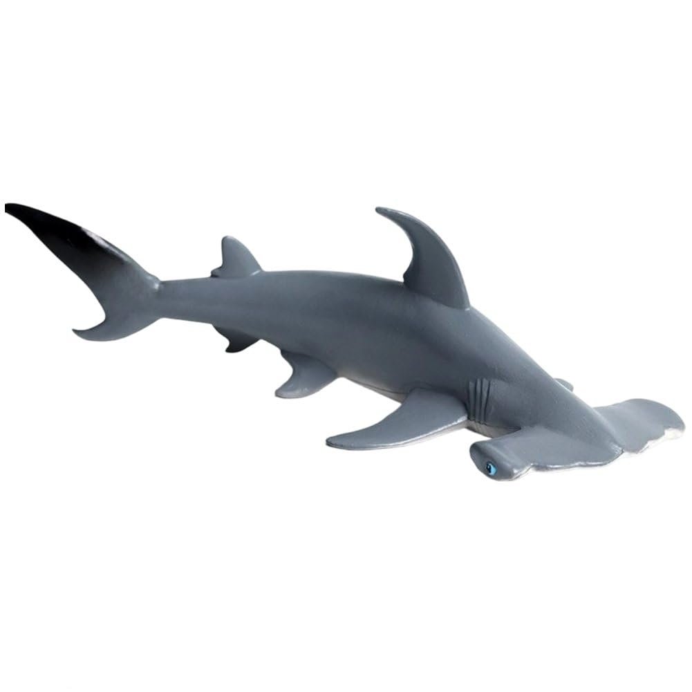 Hrippy Hammerhead Shark Model Shark Figurine – Realistic Ocean Animal Toy For Kids, Educational Model, Cake Topper & Marine Display