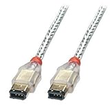  Lindy 30864 – Cable FireWire premium 6 pin macho a 6 pin macho, 7.5 m, color transparente