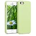 Produktbild kwmobile Hülle kompatibel mit Apple iPhone SE (1.Gen 2016) / 5 / 5S - Hülle Handyhülle gummiert - Handy Case in Pistaziengrün