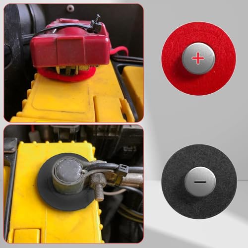 10 Stück Autobatterie-Adapterhülsen, Batterie Klemmen Adapter Einfache Lösung Post Reparaturscheiben Batterieadapter Hülsen mit hochwertigen