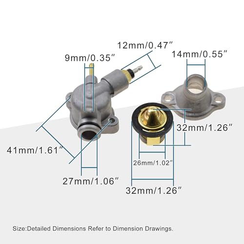 Thermostat CF250cc liquide refroidissement pour scooter en panne - 2