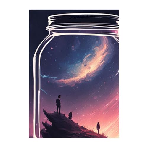 Tableau mural Le pot de l'univers GAEKKO une impression premium aux couleurs intenses