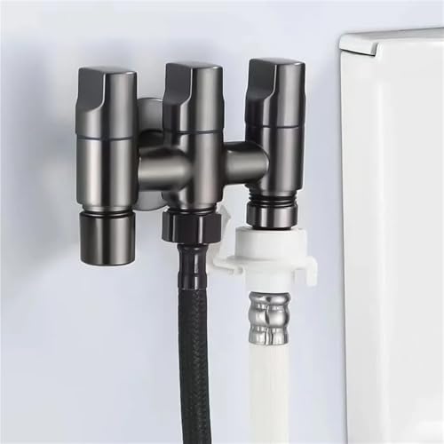 Válvula angular de 3 vías para control de flujo estable y desviador 4