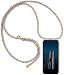 Produktbild Handykette Handyhülle für Samsung J5 2017/J5 Pro/J530 - Transparent TPU Clear Case Umhängeband,Crossbody Bag Necklace Hülle mit Band Regenbogen