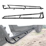 CUSAUTV Nerf Bars Rock Sliders for RZR XP 4 1000 2024, Heavy Duty Combined Side Bumper Guard Compatible with Polaris RZR 1000 XP4 2024+ Accessories Side Steps Low Profile Tree Kickers (4 Seat)