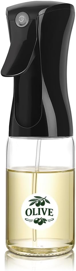 Mistifi Glass Oil Sprayer/Mister 5.1 fl oz (150ml), For Cooking Oil, Olive Oil, Soy Sauce, Vinegar, Non-Aerosol Refillable Dispenser, Spray Bottle (PS88702)