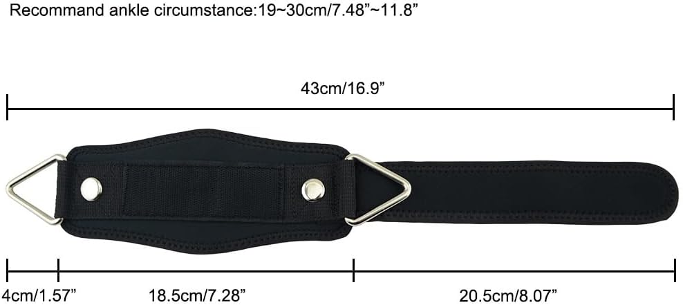 2pc Fitness Padded Resistance Bands Enkle Cuffs Foot Support Straps Cable Machine Appendix Hip Leg Training Training Equipment