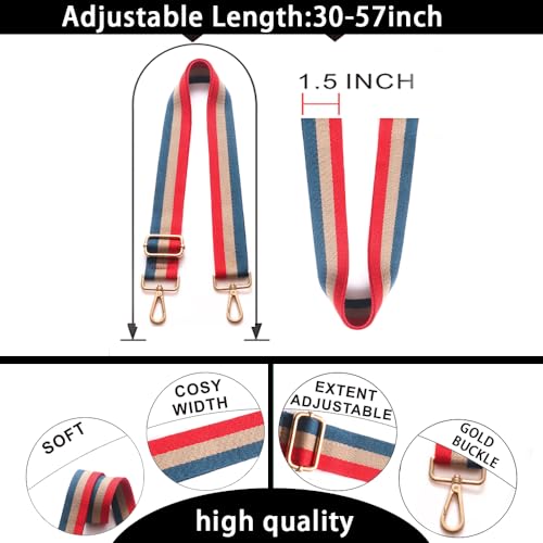 Image of Purse Straps Replacement Wide Crossbody Shoulder Strap for Bags Purse Extender Accessories Guitar Straps