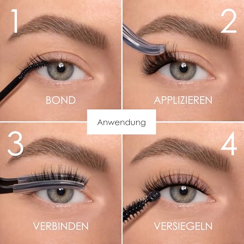 AYLASHES All I WANT zestaw narzędzi, Super Mascara Lash Bond, Top Coat, aplikator Lash Grap, szczotka do przedłużania rzęs i Super Lashremover