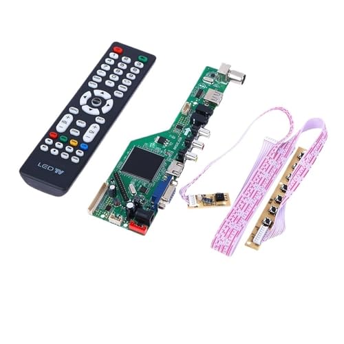 LKWVQRQE Carte Mère TV LCD YY30-1 RR52C.03A Compatible DVB-T DVB-T2 avec Télécommande À Clé