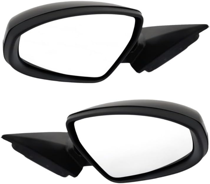 For Kia Forte 2019 2020 2021 2022 Door Mirror Driver And Passenger Side | Pair | Power | Manual Folding | Non-Towing Paint to Match | Replacement For KI1320226, KI1321226 | 191275708408, 191275708439