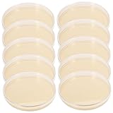 BUGUUYO 10 placas de costura de juguete, herramientas de seta de cristal, placas de Petri con agar, placa de Petri premoldeada, placas de Petri con tapa