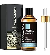 MAYJAM Essential Oil, Jasmine, 3.4 fl oz (100 ml), Aroma Oil, Essential Oil, 100% Natural, Gift